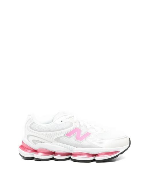 New Balance White Abzorb 2000 Logo Sneakers