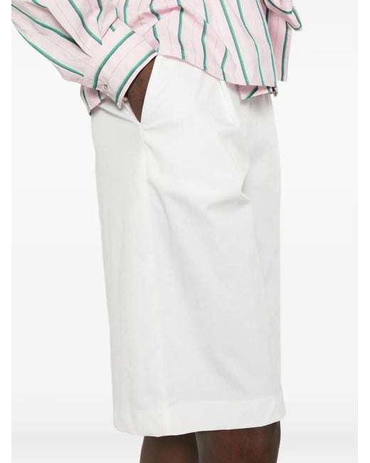 Patrizia Pepe White Tailored Shorts