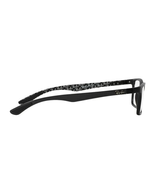 Ray-Ban Brown Rectangle-Frame Glasses