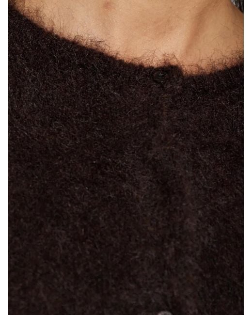 Gestuz Black Gzdebbie Mohair-Blend Cardigan