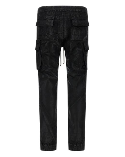 Rick Owens Black Mastodon Cut Trousers for men