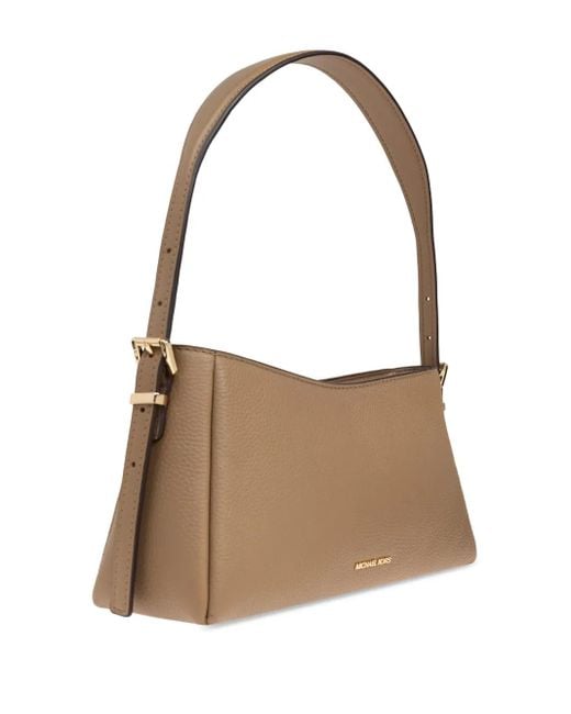 Michael Kors レザーショルダーバッグ White