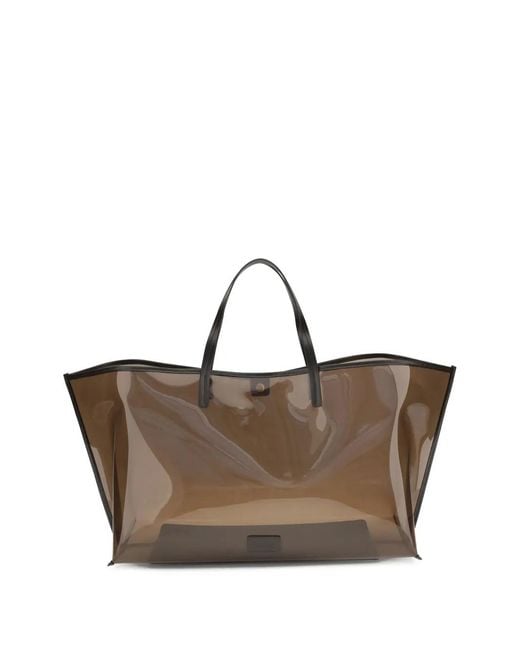 Staud Brown Large Christos Tote Bag