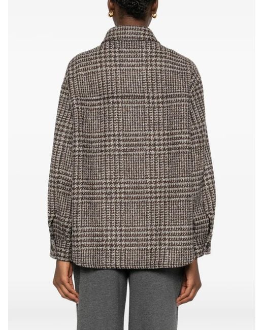 Marc O' Polo Gray Checked Overshirt