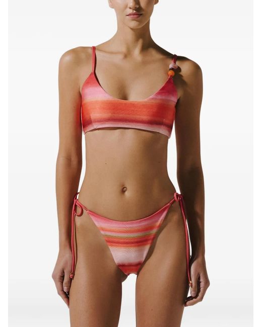 Baobab Red Itala Bikini Top