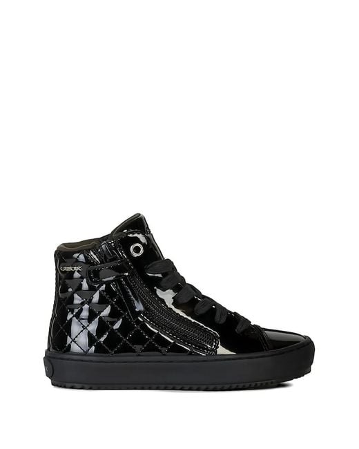 Geox Black Gesteppte Kalispera Sneakers