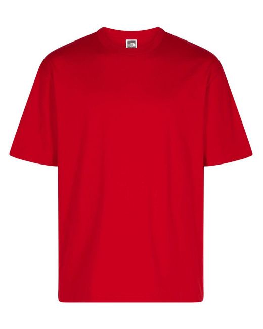 X The North Face t-shirt 'Red' Supreme