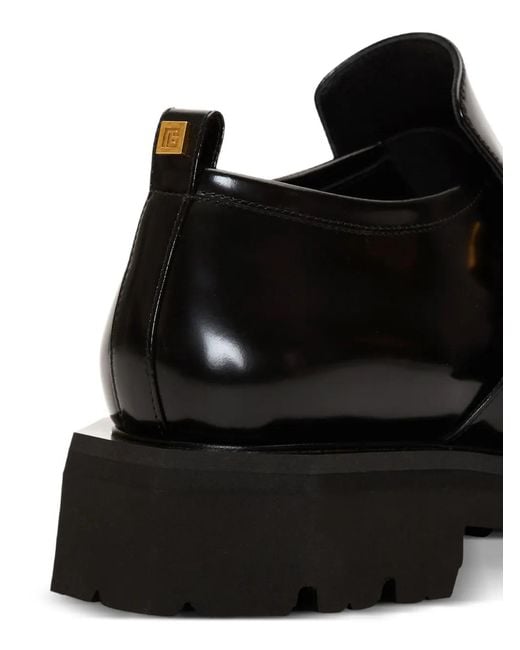 Balmain Black Anthem Loafers