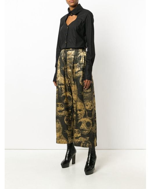 Vivienne Westwood Cut-out Heart Shirt in Black | Lyst