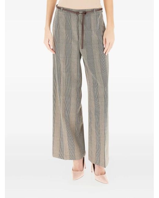 Kocca Gray Karierte Engracia Hose