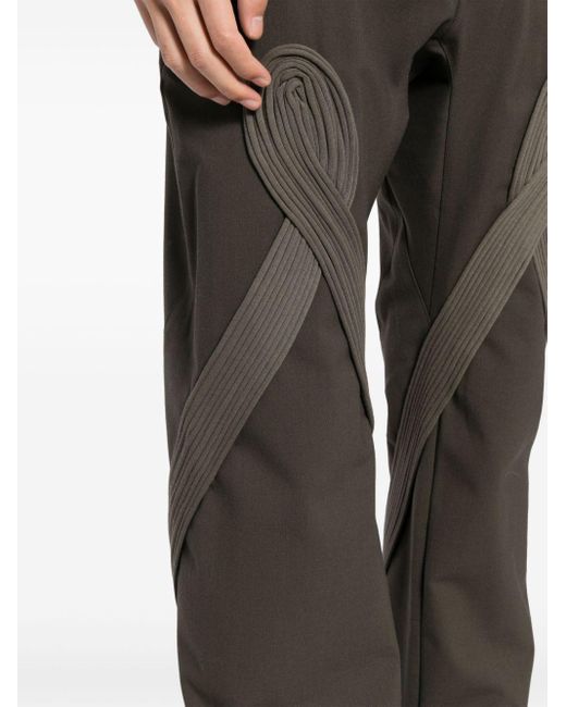 Kiko Kostadinov Gray Deultum Straight-leg Trousers for men