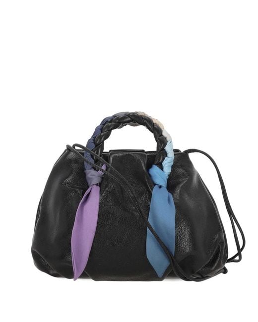 Hereu Blue Bombon Foulard Tote Bag