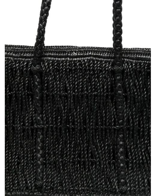 The Row Black Georgica Tote Bag