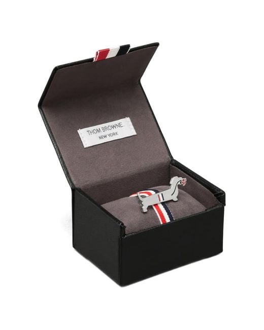 Thom Browne White Hector Limousine Tie Bar
