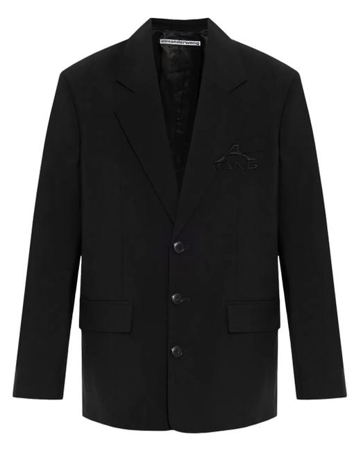 Alexander Wang Blazer Met Logo in het Black
