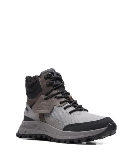 Clarks Brown Logo-Plaque Sneakers