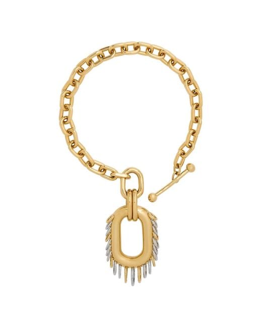 Rabanne Metallic Punk Xl Necklace