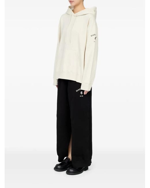 MM6 by Maison Margiela White Mannequin-Print Sweatshirt
