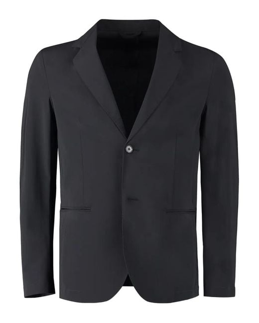 THE (Alphabet) Black Single-Breasted Blazer for men