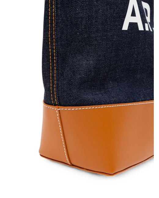 A.P.C. Blue Small Axel Tote Bag