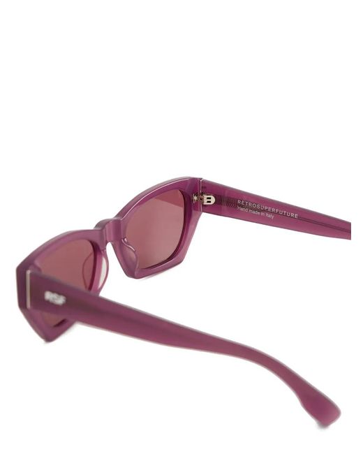 Retrosuperfuture Pink Geometric-Frame Sunglasses for men