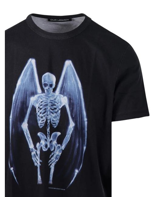 Our Legacy Black New Box T-Shirt for men
