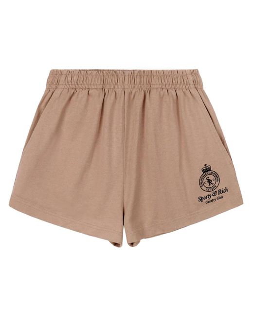 Sporty & Rich ショートパンツ Natural
