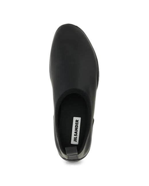 Jil Sander Black Elbe Loafers