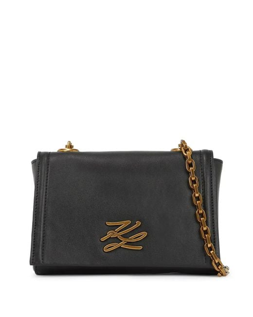 Karl Lagerfeld Black K/Autograph Cross Body Bag