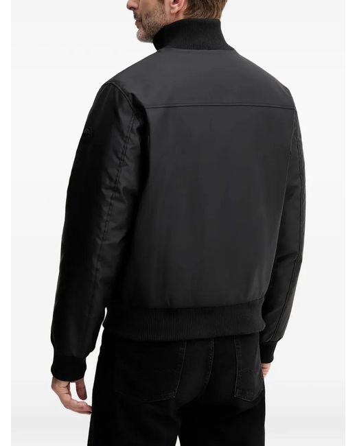 Colmar Black Zip-Up Collar Jacket for men