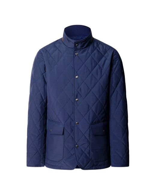 Hackett Blue Paddock Diamond-Quilted Jacket for men