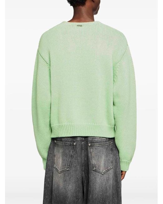 J.W. Anderson Green Mint Knit Sweater for men