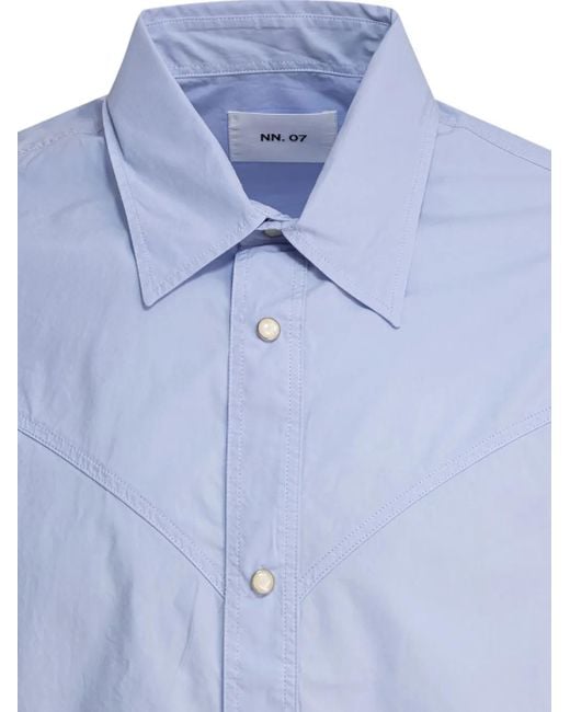 Camicia di NN07 in Blue da Uomo