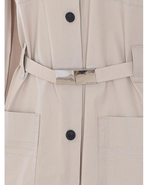 Tory Burch White Belted Shirt Dress