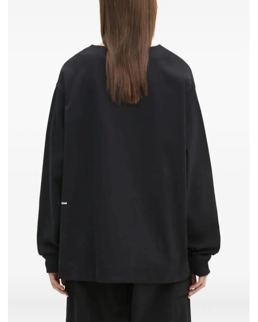 Giacca-Camicia Dna Con Scollo A V di PANGAIA in Black