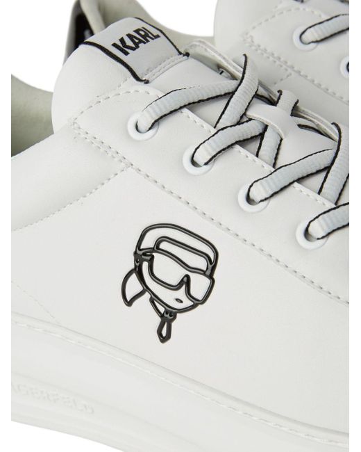 Sneakers Ikonik NFT Kapri di Karl Lagerfeld in White da Uomo