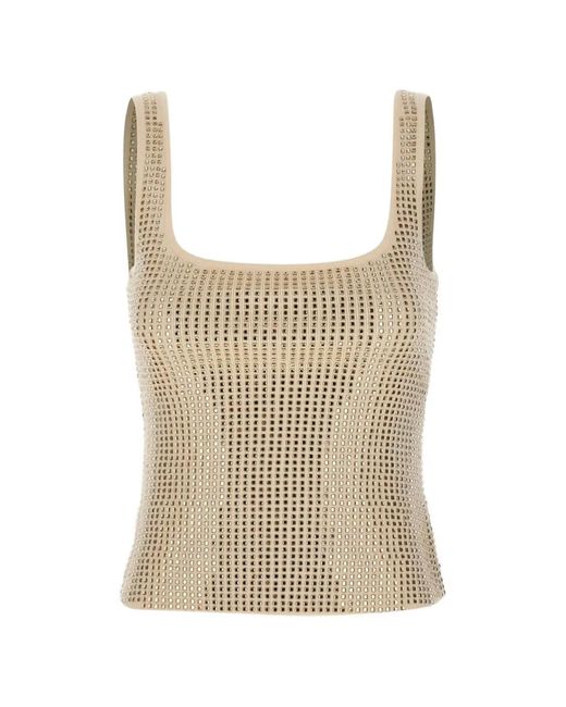 retroféte Natural Marzia Embellished Knit Top