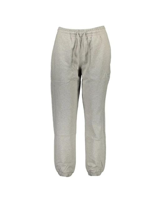 Calvin Klein Gray Drawstring Elasticated Track Pants