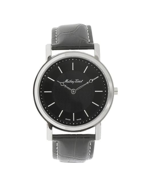Mathey-Tissot メンズ グレー ステンレススチールシティ 42Mm 腕時計