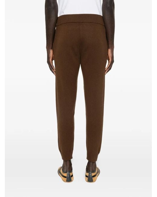 Entire studios Brown Ribbed Knit Trousers