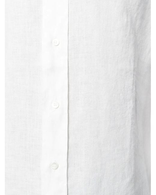 Aspesi White Linen Shirt for men