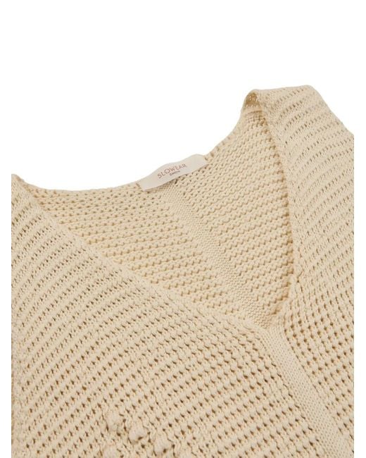 Slowear Natural Diamond Cotton Top
