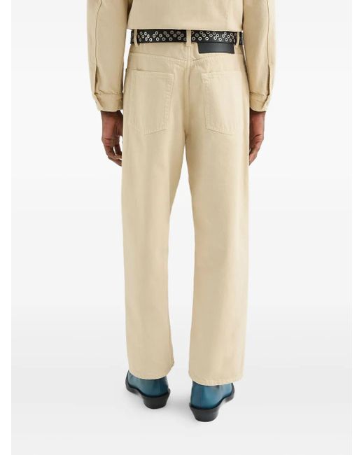 Jil Sander Jeans Mit Logo-Patch in Natural für Herren