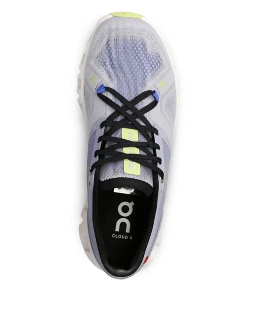 On Shoes Brown Cloud X 3 Mesh-Panel Sneakers