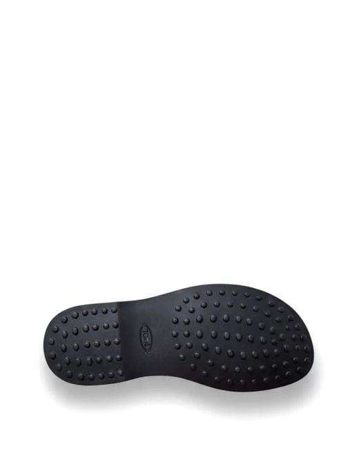 Tod's Black Criss-Cross Sandals for men