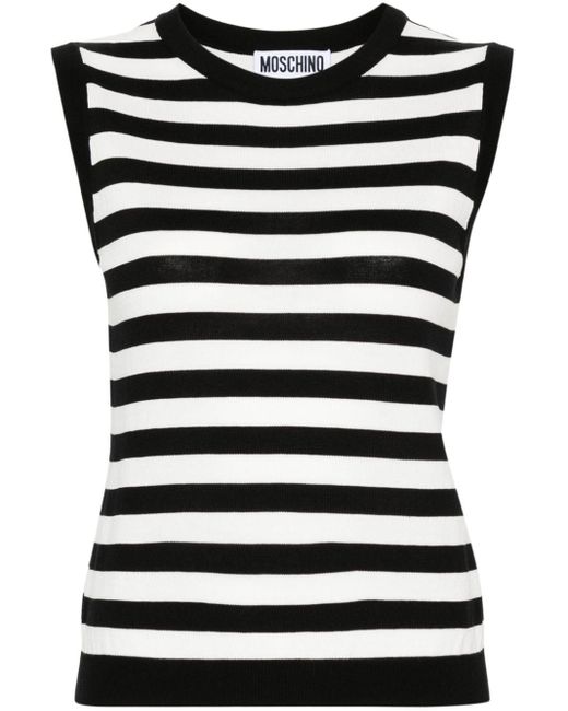 Moschino Black Striped T-Shirt