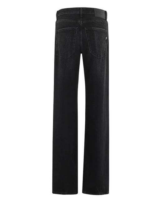 Dondup Black Button-Fly Jeans
