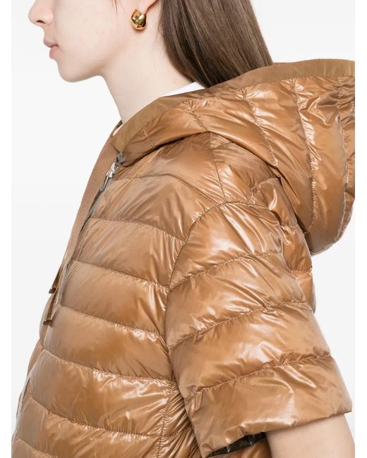 Herno Natural Short-Sleeve Padded Jacket