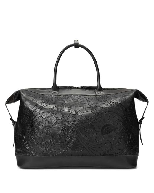 RRL Black Large Nathaniel Tote Bag for men