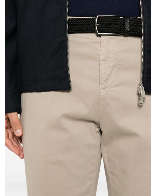 Dondup Natural Logo-Plaque Trousers for men